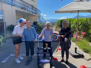 Olympiade Tir à l'arc pour les Hauts de Menton aux Vallières à Cagnes sur Mer