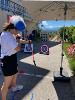 Olympiade Tir à l'arc pour les Hauts de Menton aux Vallières à Cagnes sur Mer