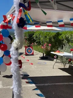 Olympiade Tir à l'arc pour les Hauts de Menton aux Vallières à Cagnes sur Mer