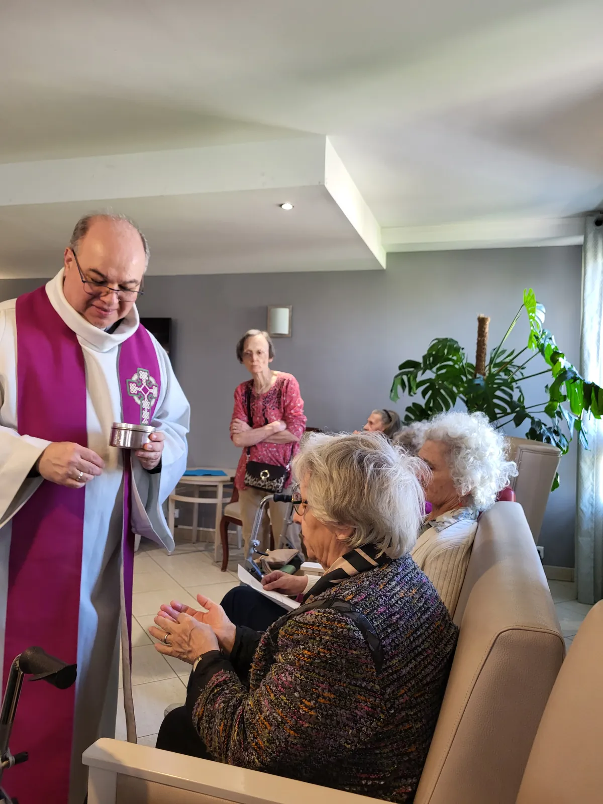 la messe A La résidence les Adrets 