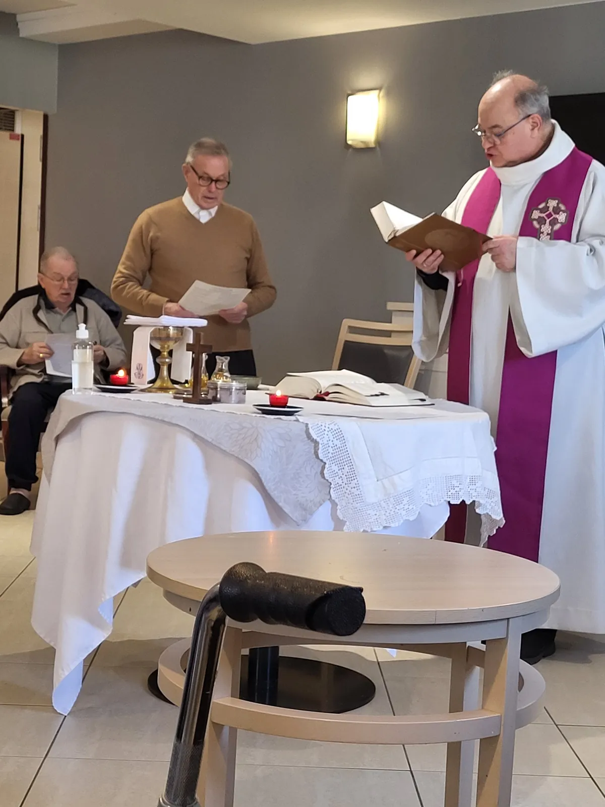 la messe A La résidence les Adrets 