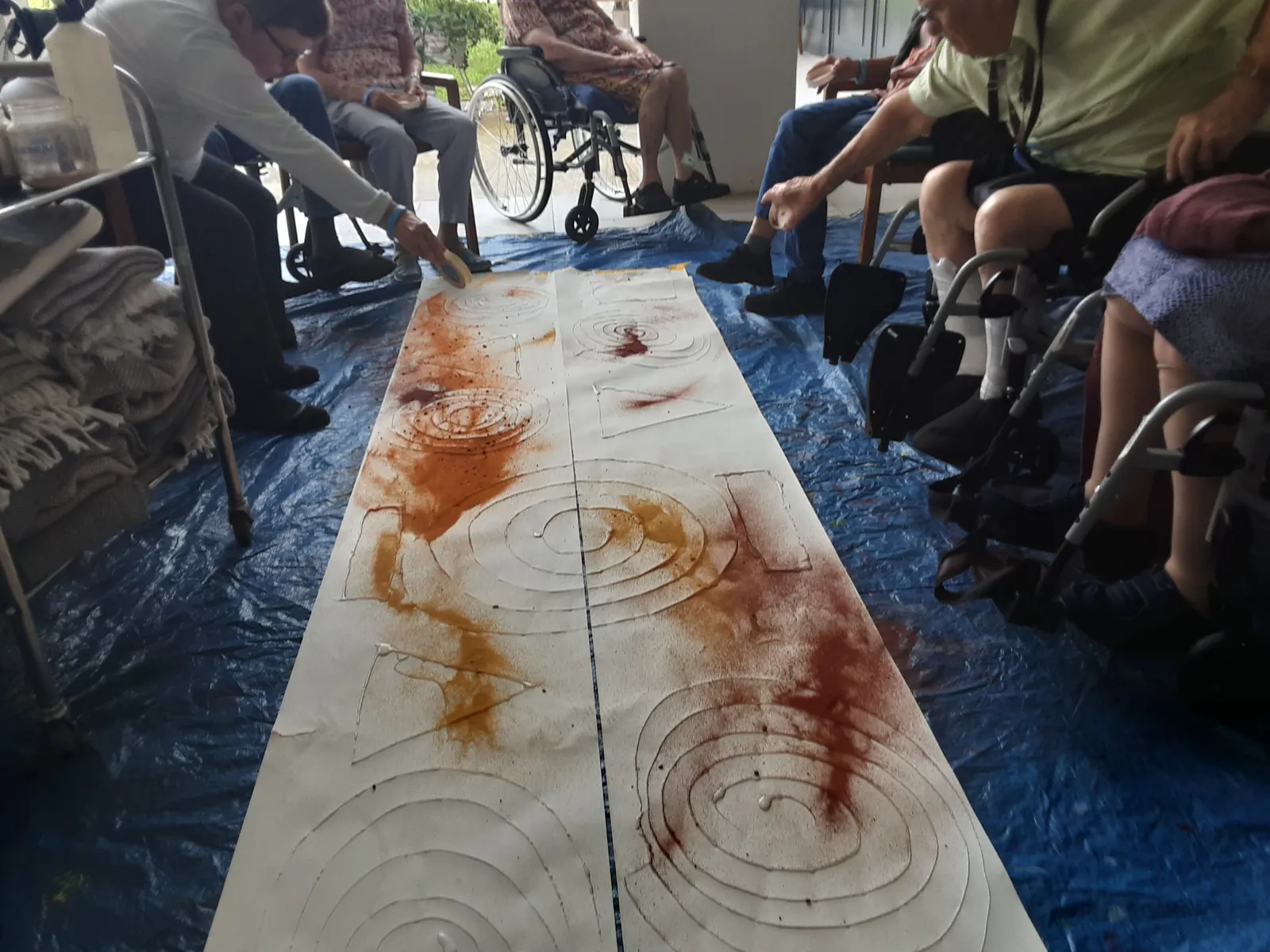 Atelier des ocres / Art-thérapie