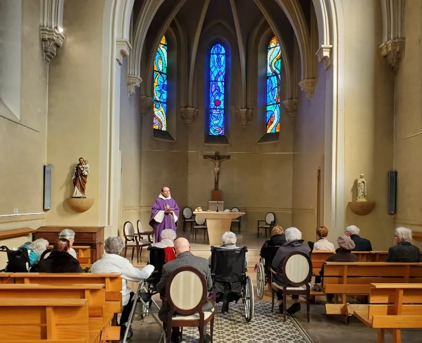 Célébration de l'office religieux