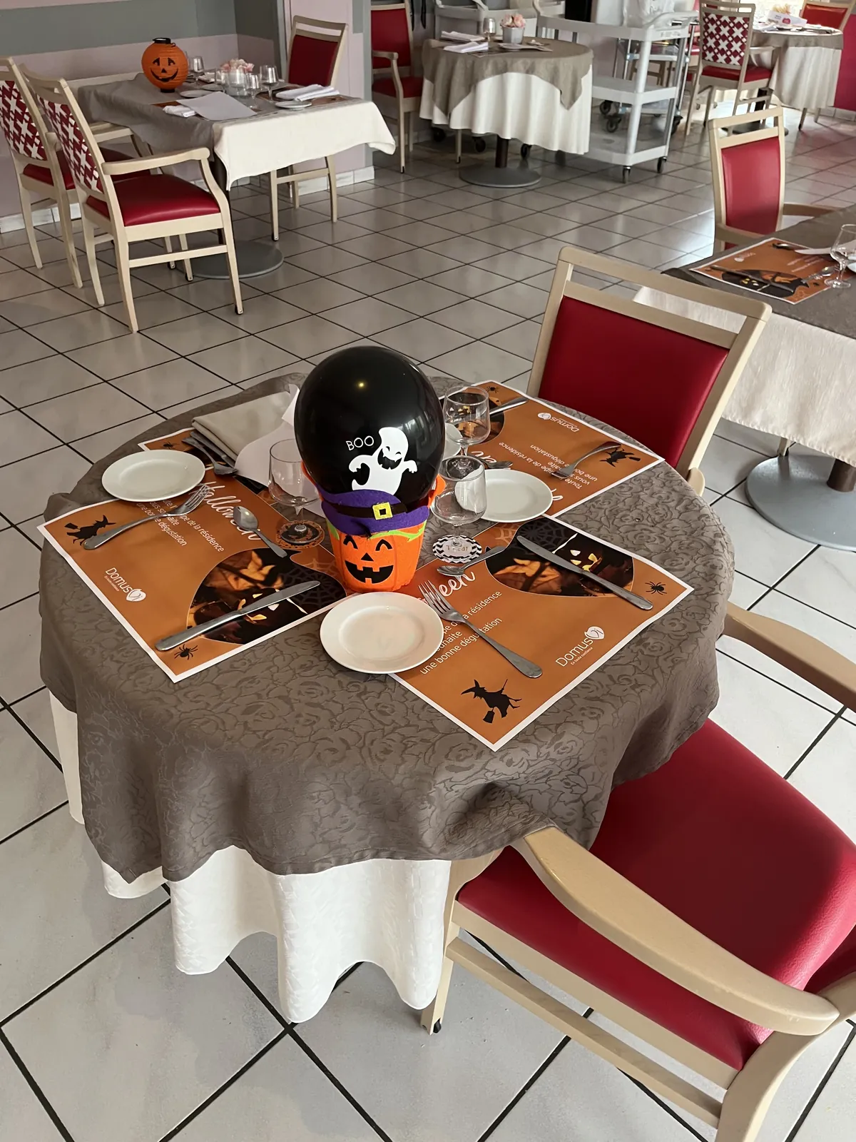 Préparation d'Halloween 