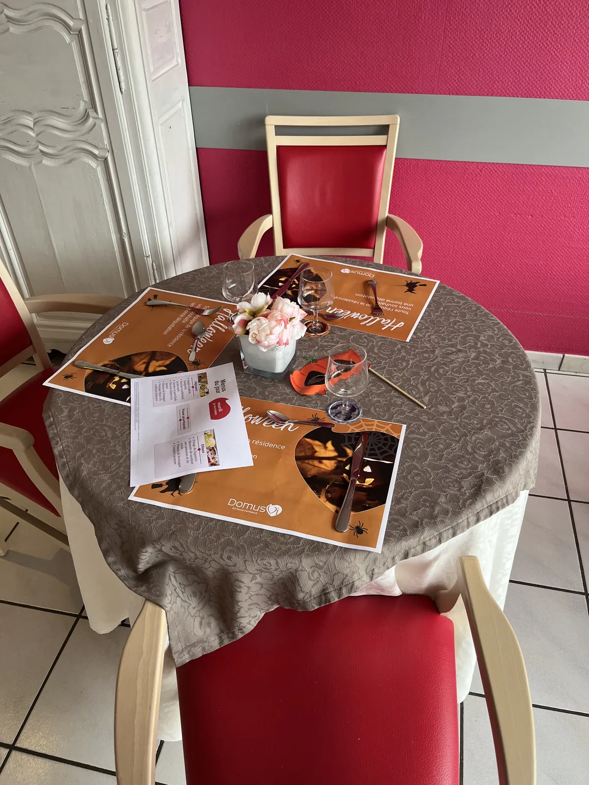 Préparation d'Halloween 