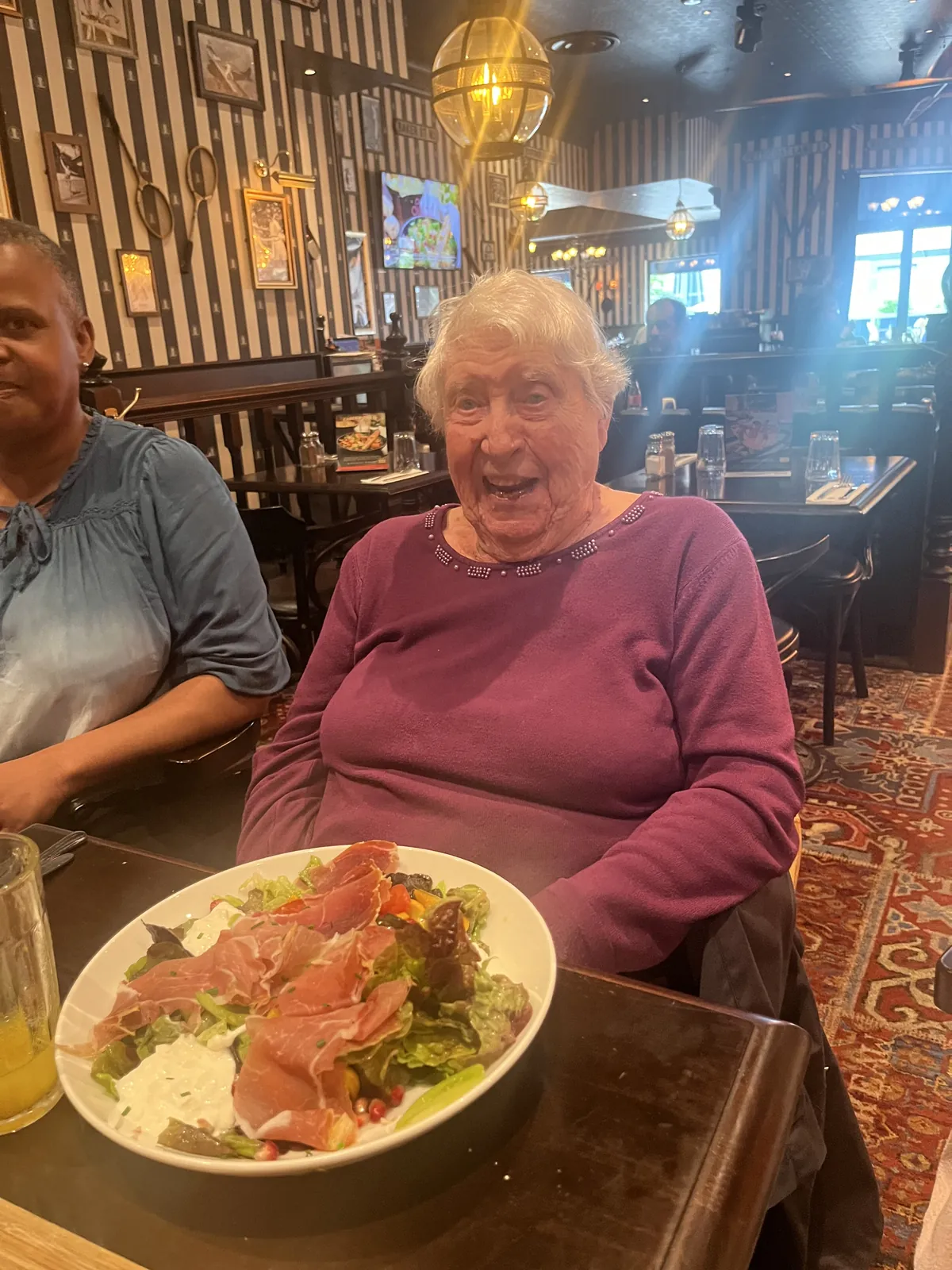 Sortie restaurant 