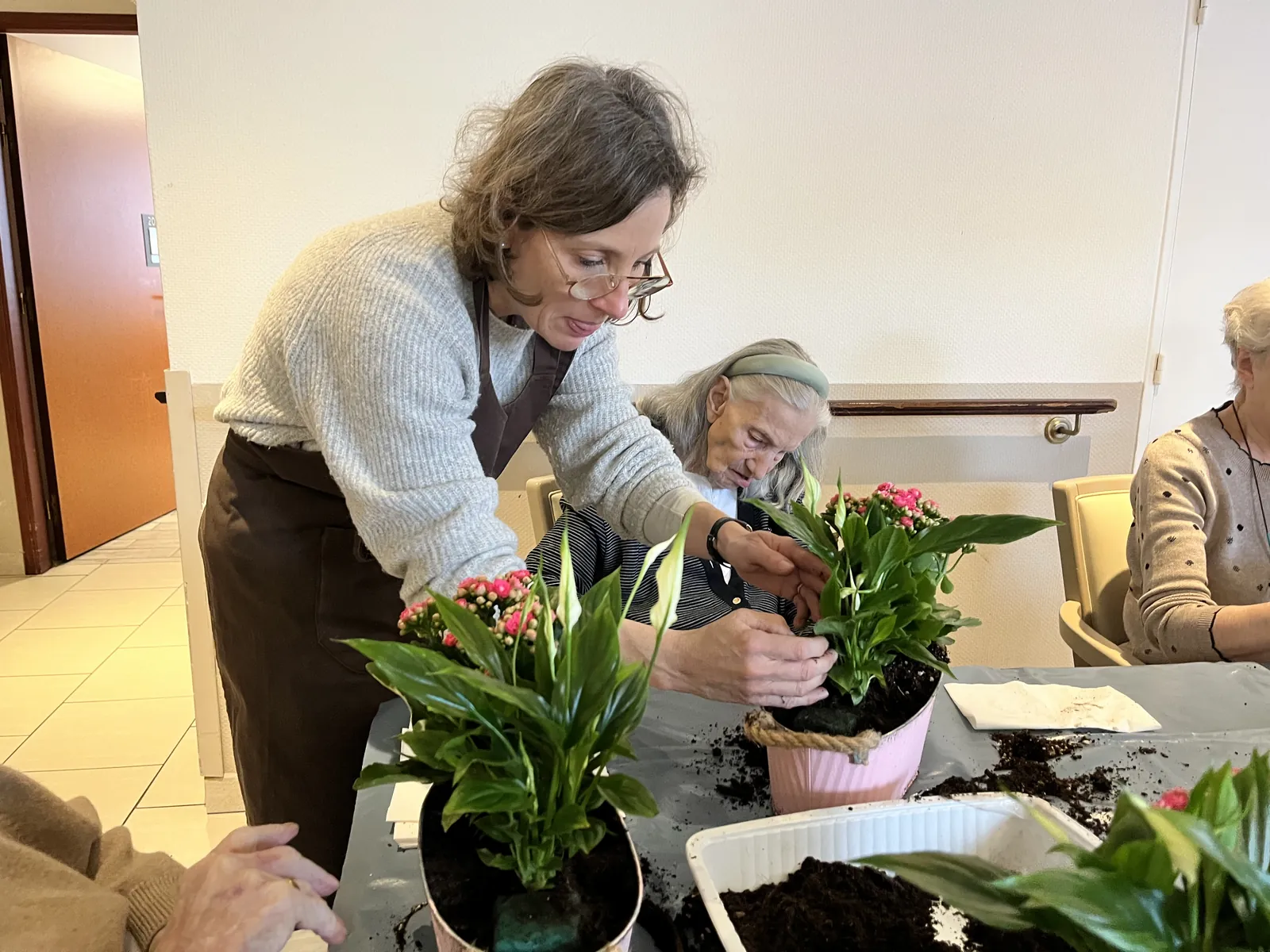 L'ATELIER ART FLORAL Une action collective au cœur des Marines 