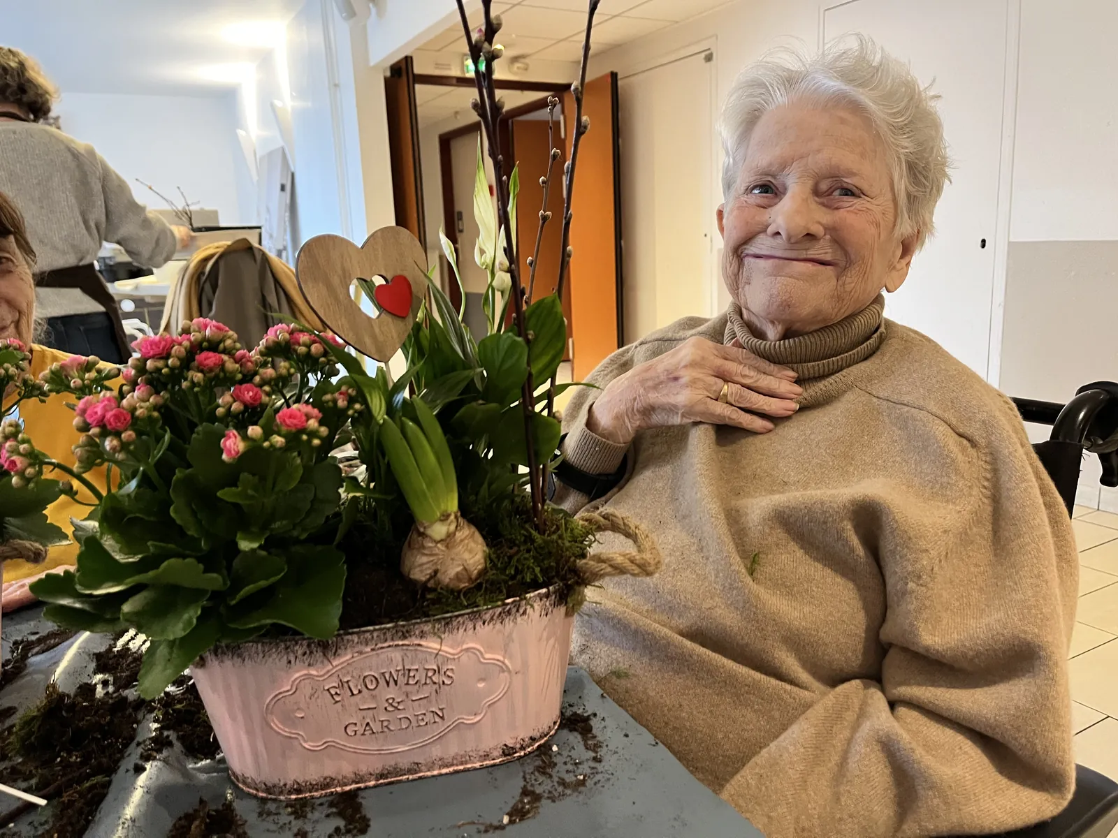 L'ATELIER ART FLORAL Une action collective au cœur des Marines 