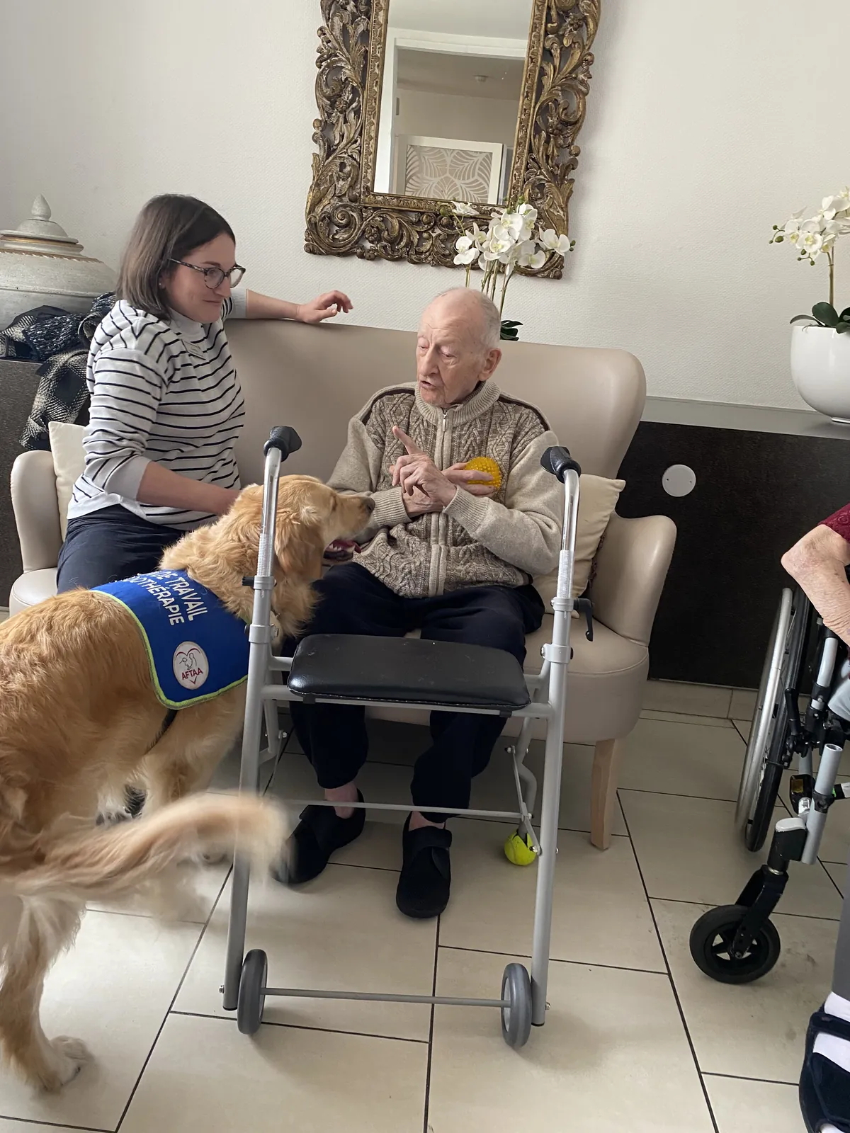 REPRISE DES SEANCES DE MEDIATION ANIMALE AUX MARINES
