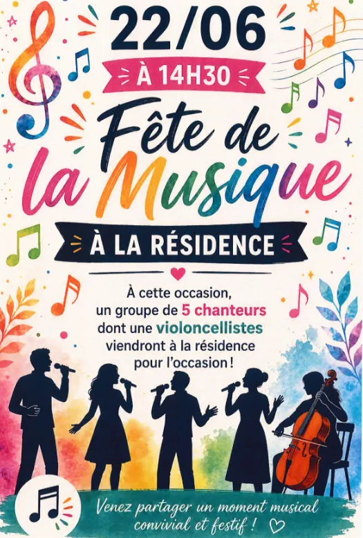  Invitation – Fête de la Musique à la Résidence