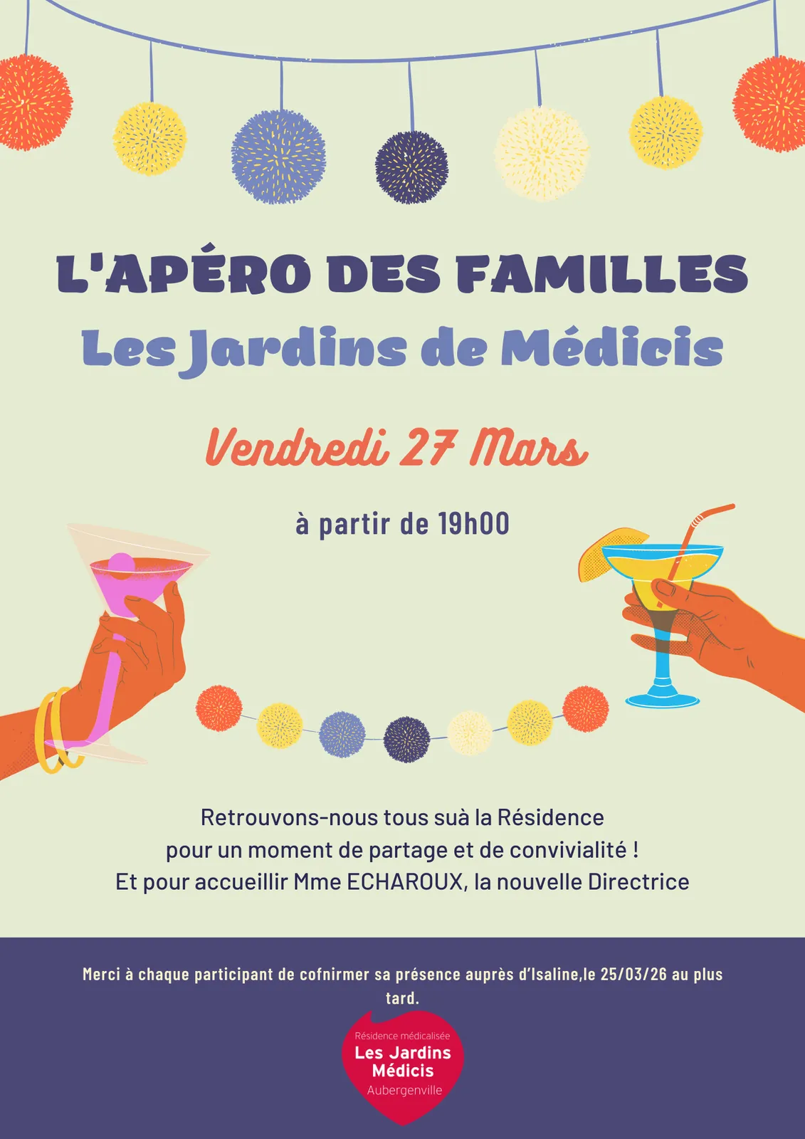INVITATION A L'APERO DES FAMILLES