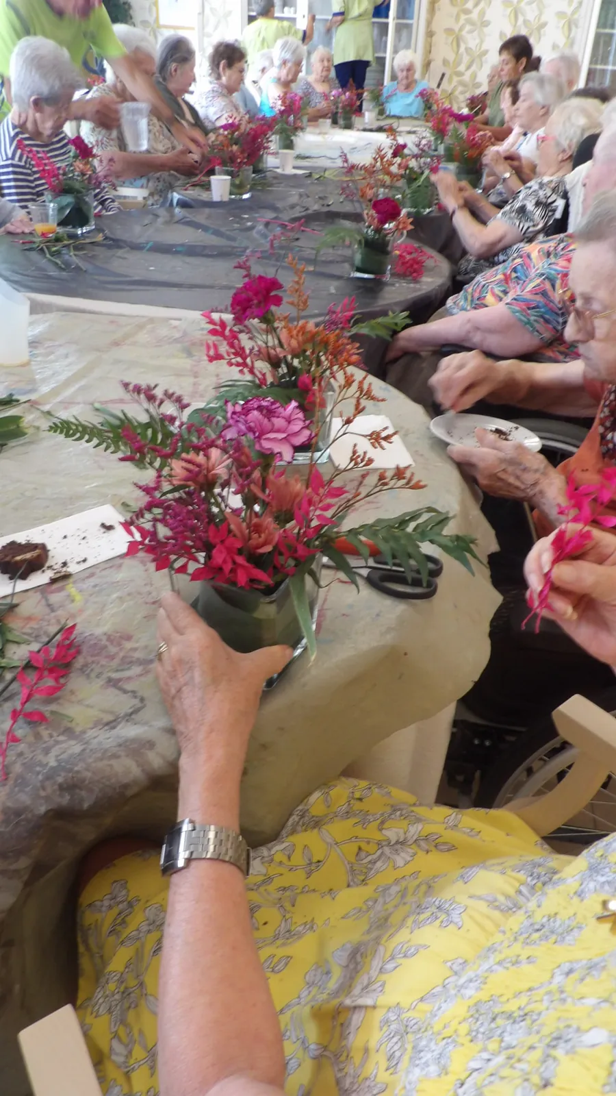 Atelier art floral aux Jardins du Marais : un bouquet pour dire "Bienvenue!"