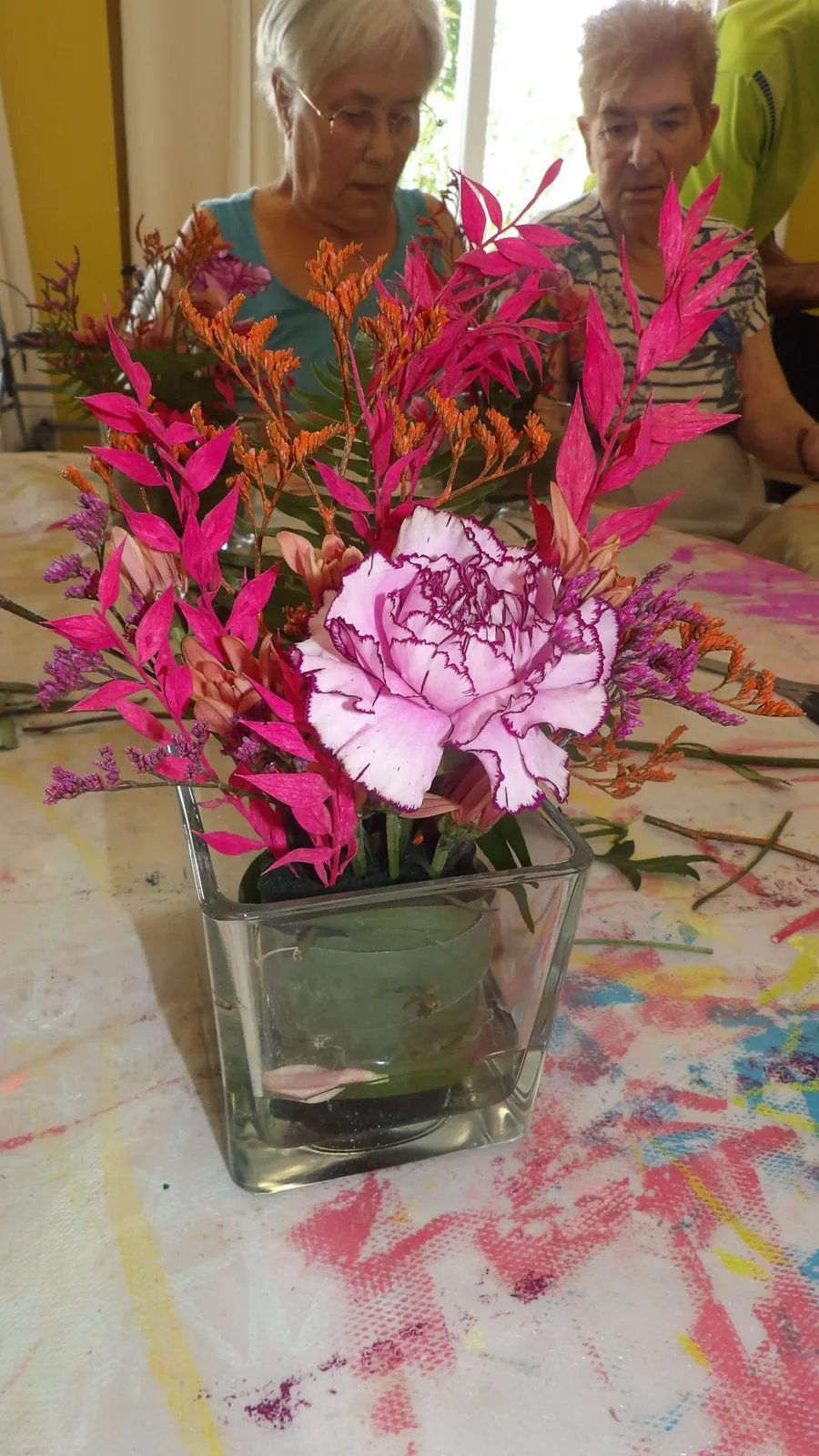 Atelier art floral aux Jardins du Marais : un bouquet pour dire "Bienvenue!"
