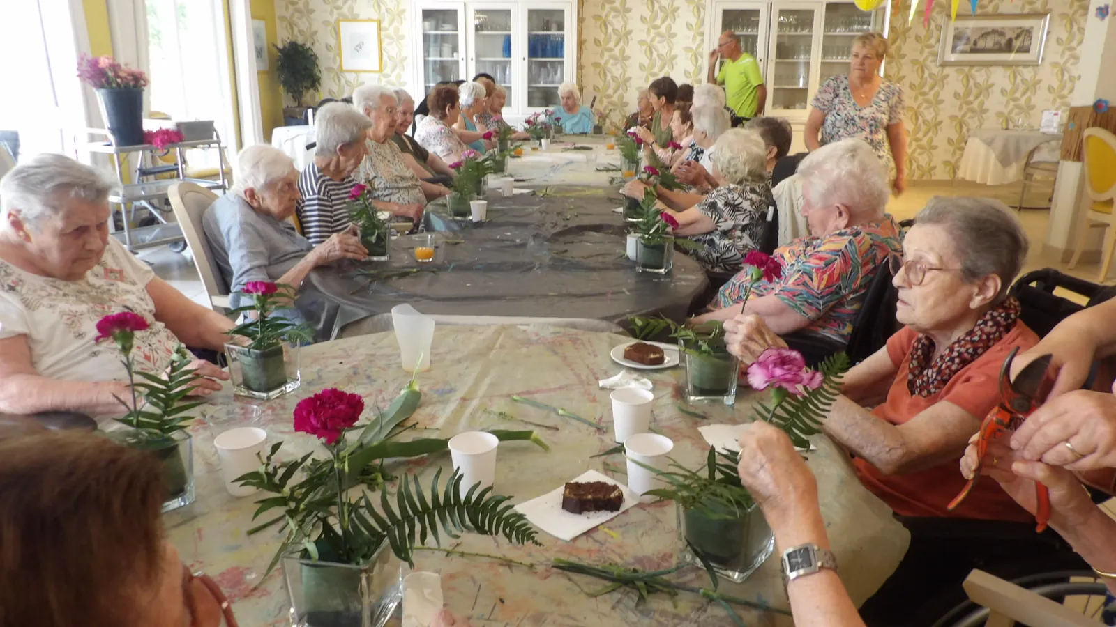 Atelier art floral aux Jardins du Marais : un bouquet pour dire "Bienvenue!"