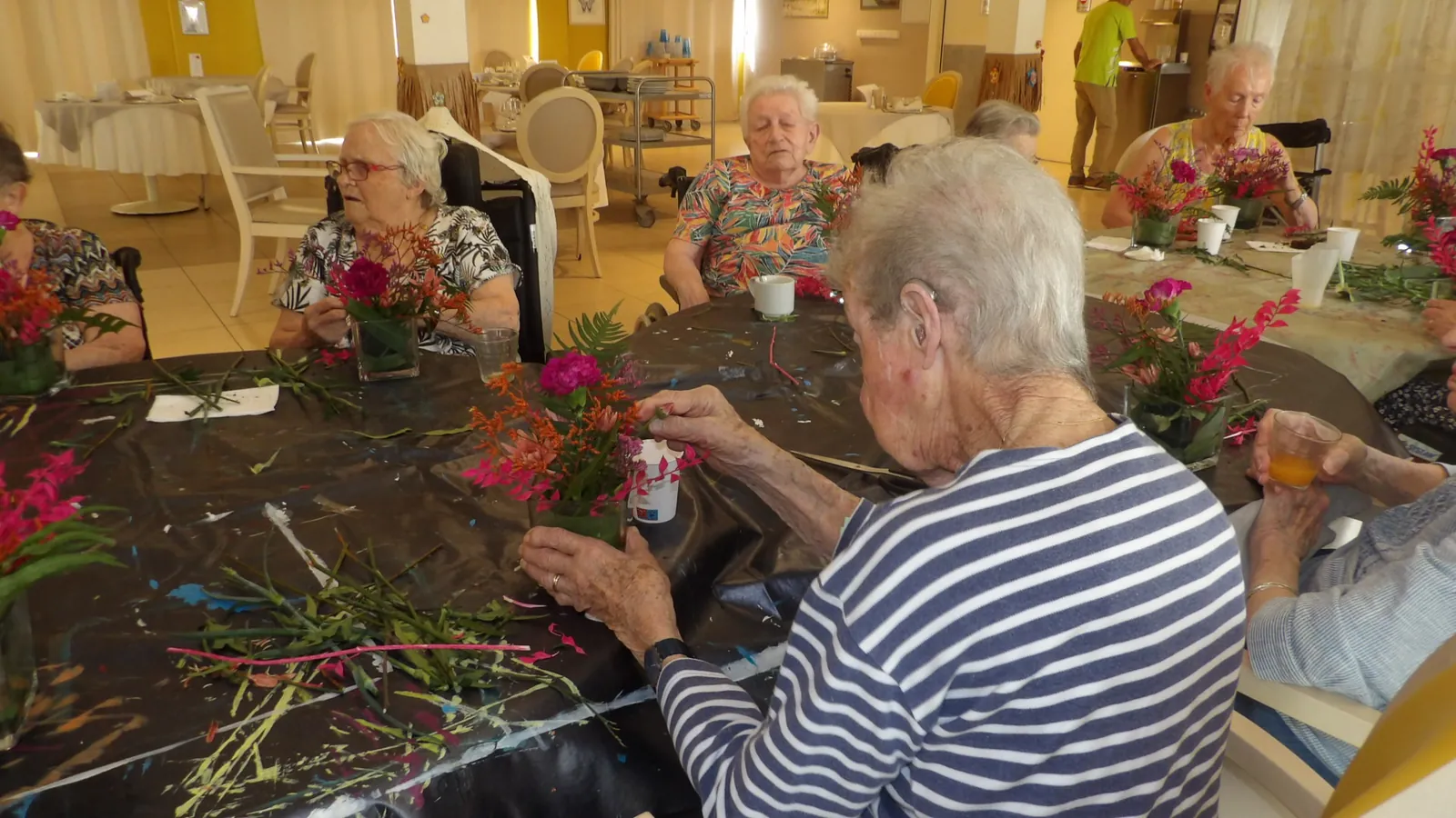 Atelier art floral aux Jardins du Marais : un bouquet pour dire "Bienvenue!"