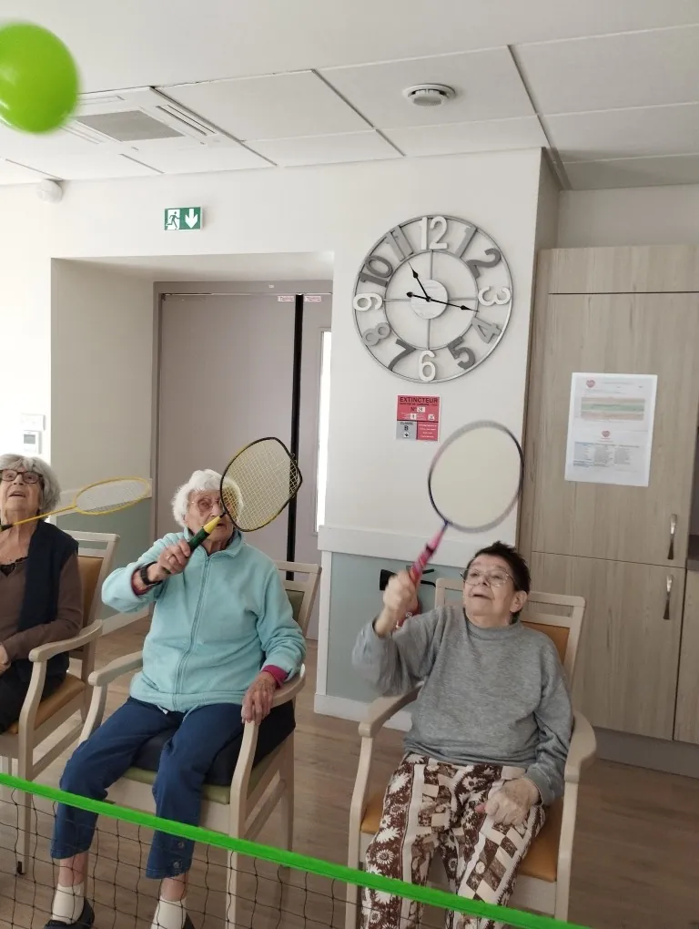 Match de badminton au PASA