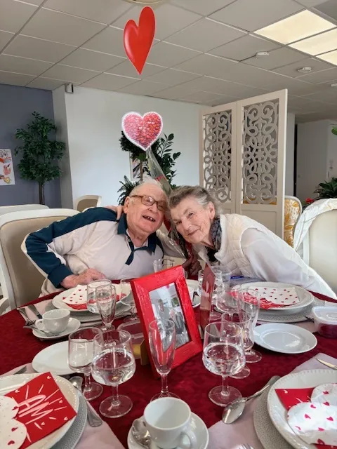 La Saint-Valentin célébrée à la résidence : un moment d’amour et de partage