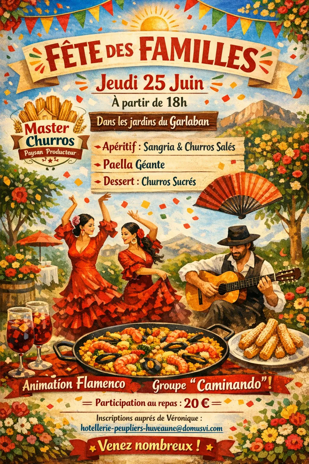  Soirée festive espagnole à la Résidence !