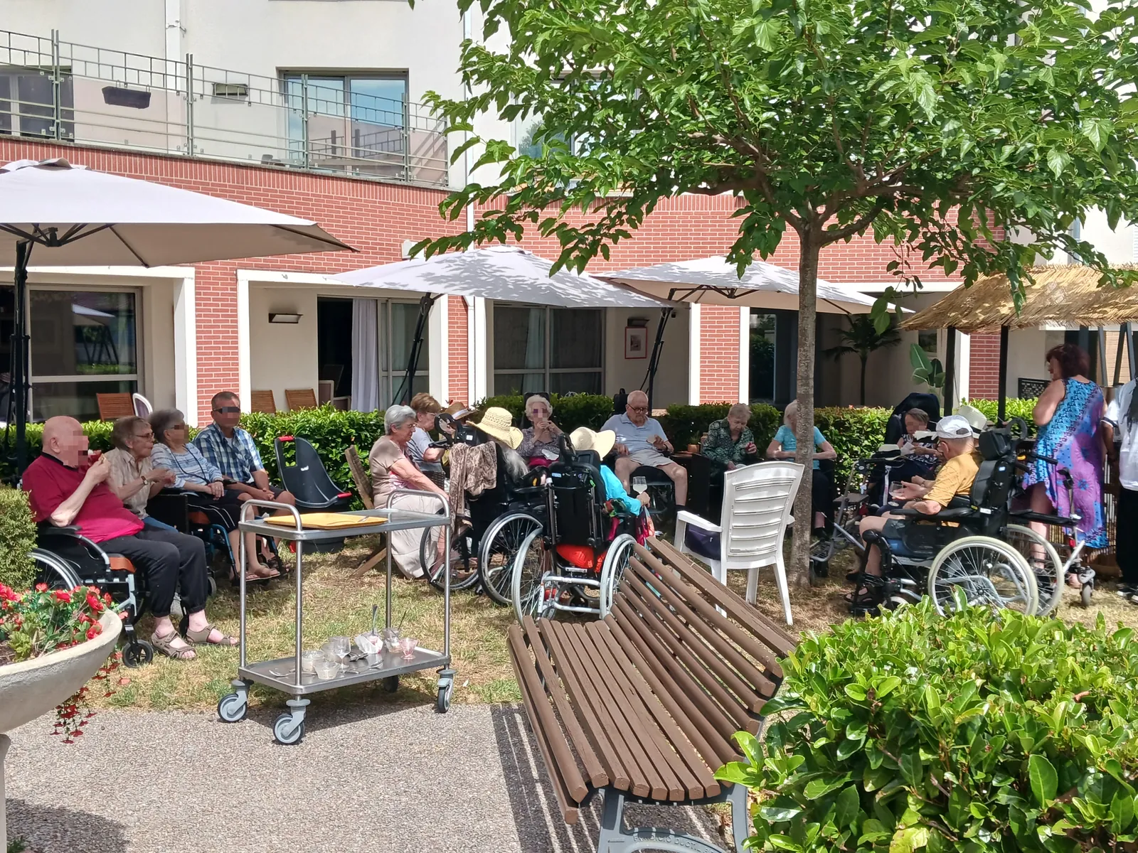 Guinguette party dans le jardin 