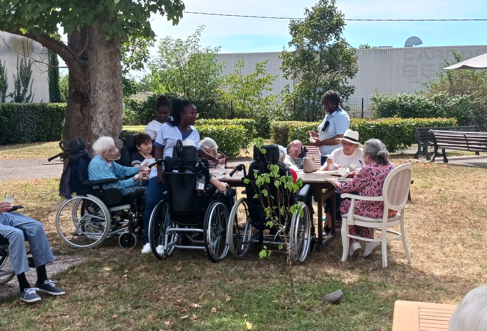 Guinguette party dans le jardin 