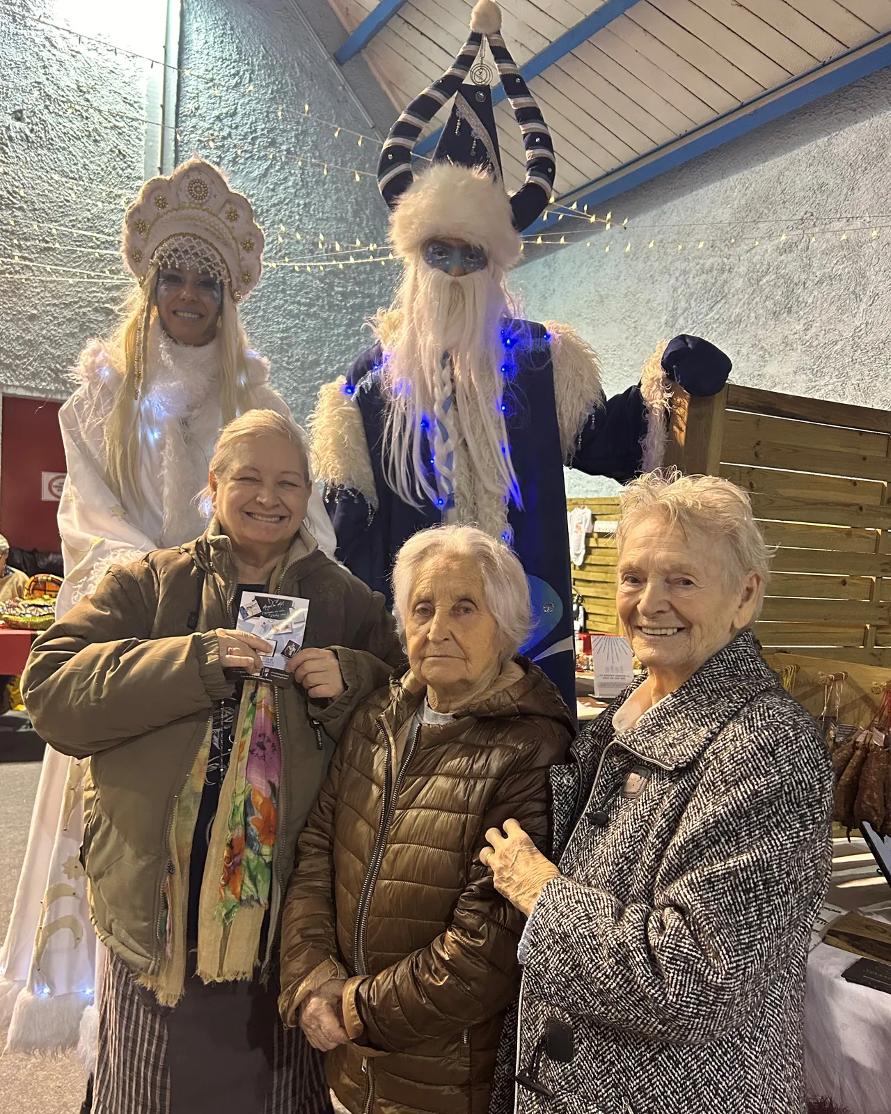Sortie pour l'achat des sapins et Marché de Noel