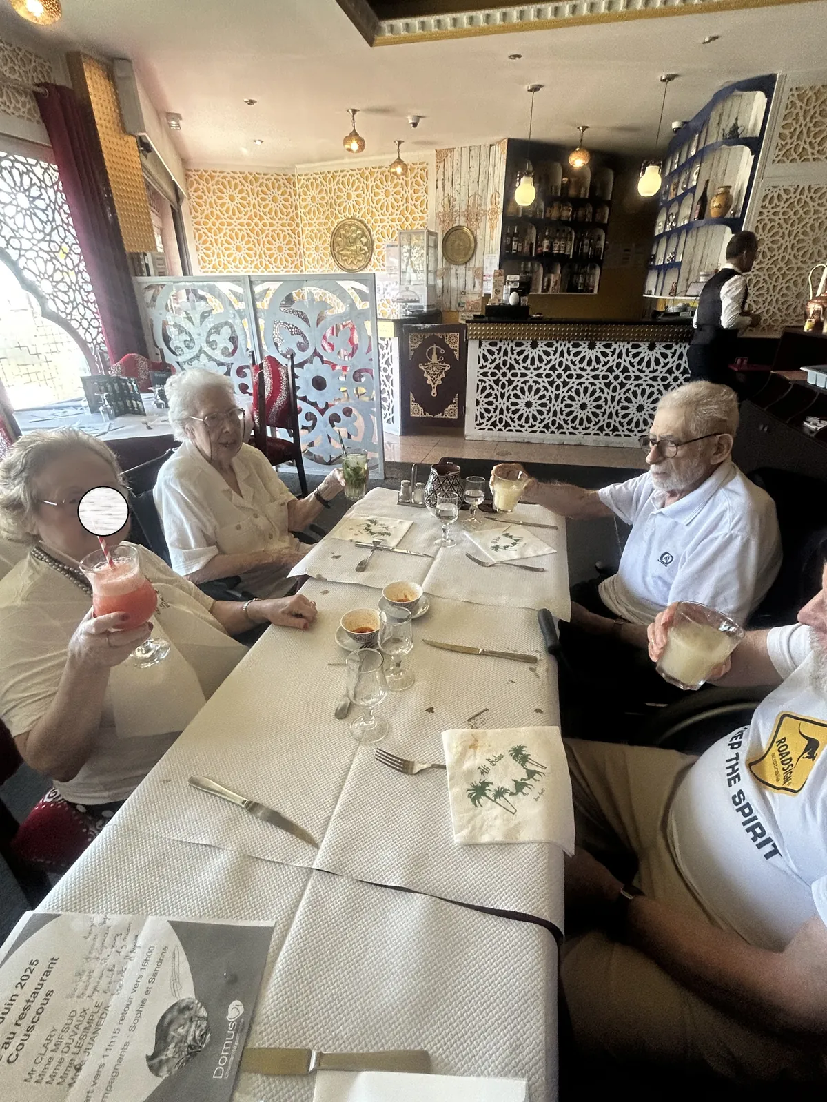 Sortie au restaurant 