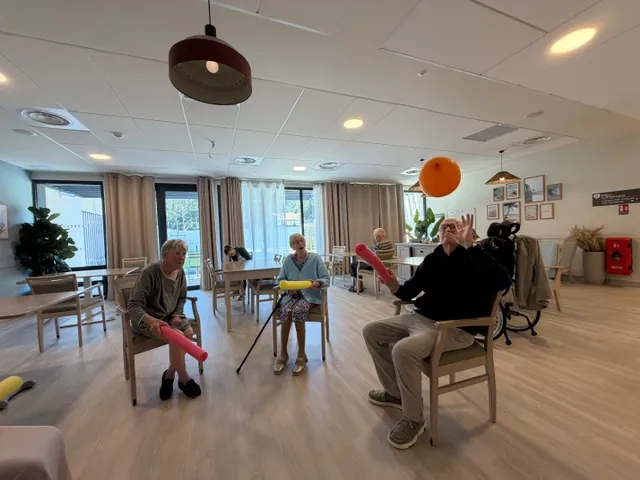 Matinée activité physique à l'unité protégée 
