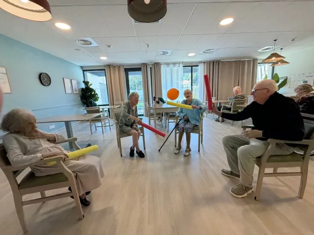 Matinée activité physique à l'unité protégée 