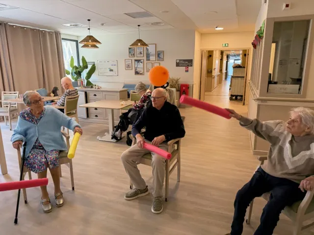 Matinée activité physique à l'unité protégée 