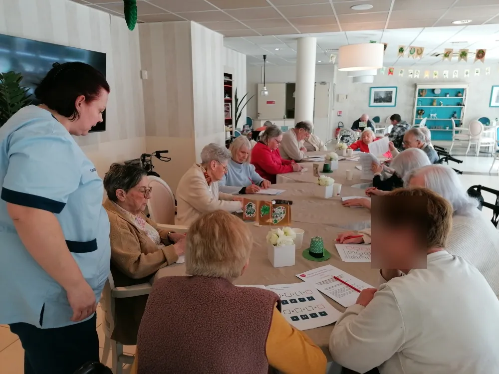 Semaine des Mathématiques à l'EHPAD d'Esbly