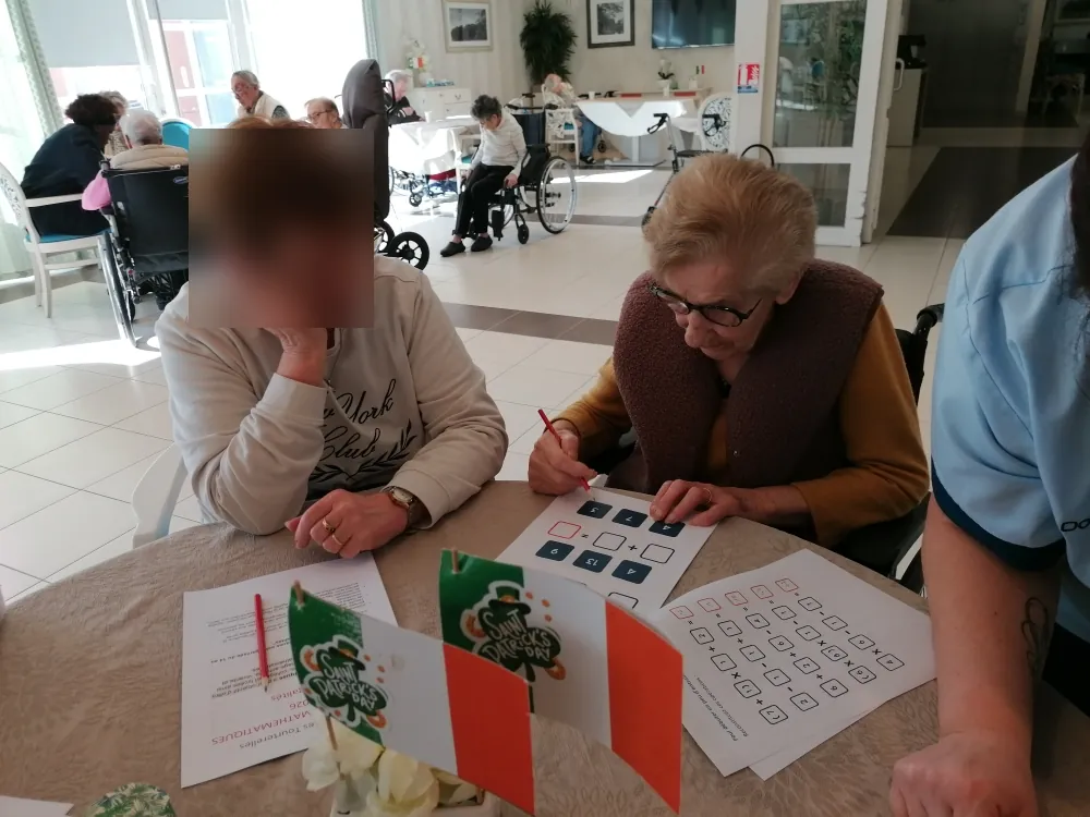 Semaine des Mathématiques à l'EHPAD d'Esbly