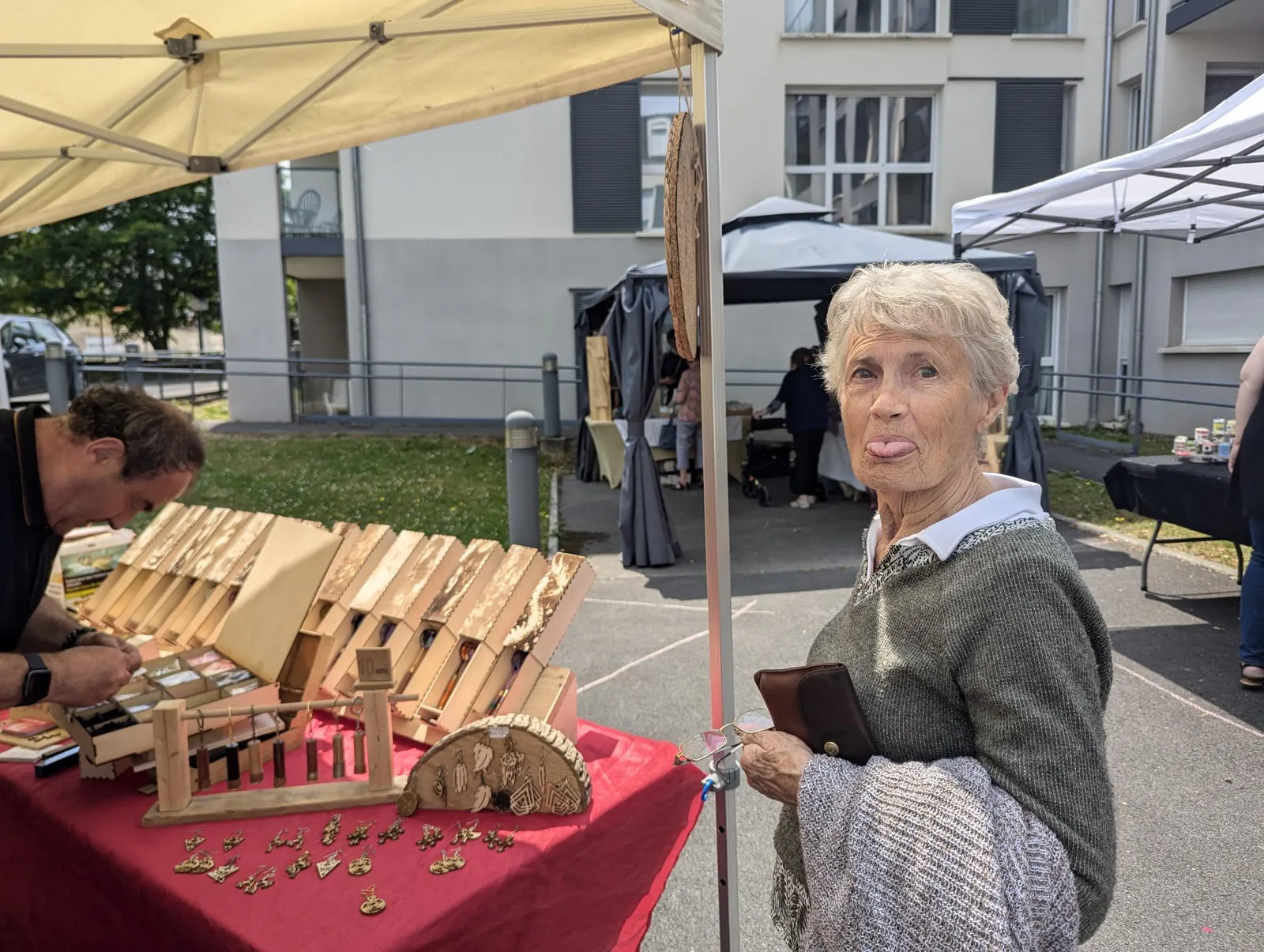 Le marché de printemps s'est invité à la Résidence Les Templitudes Epernay!
