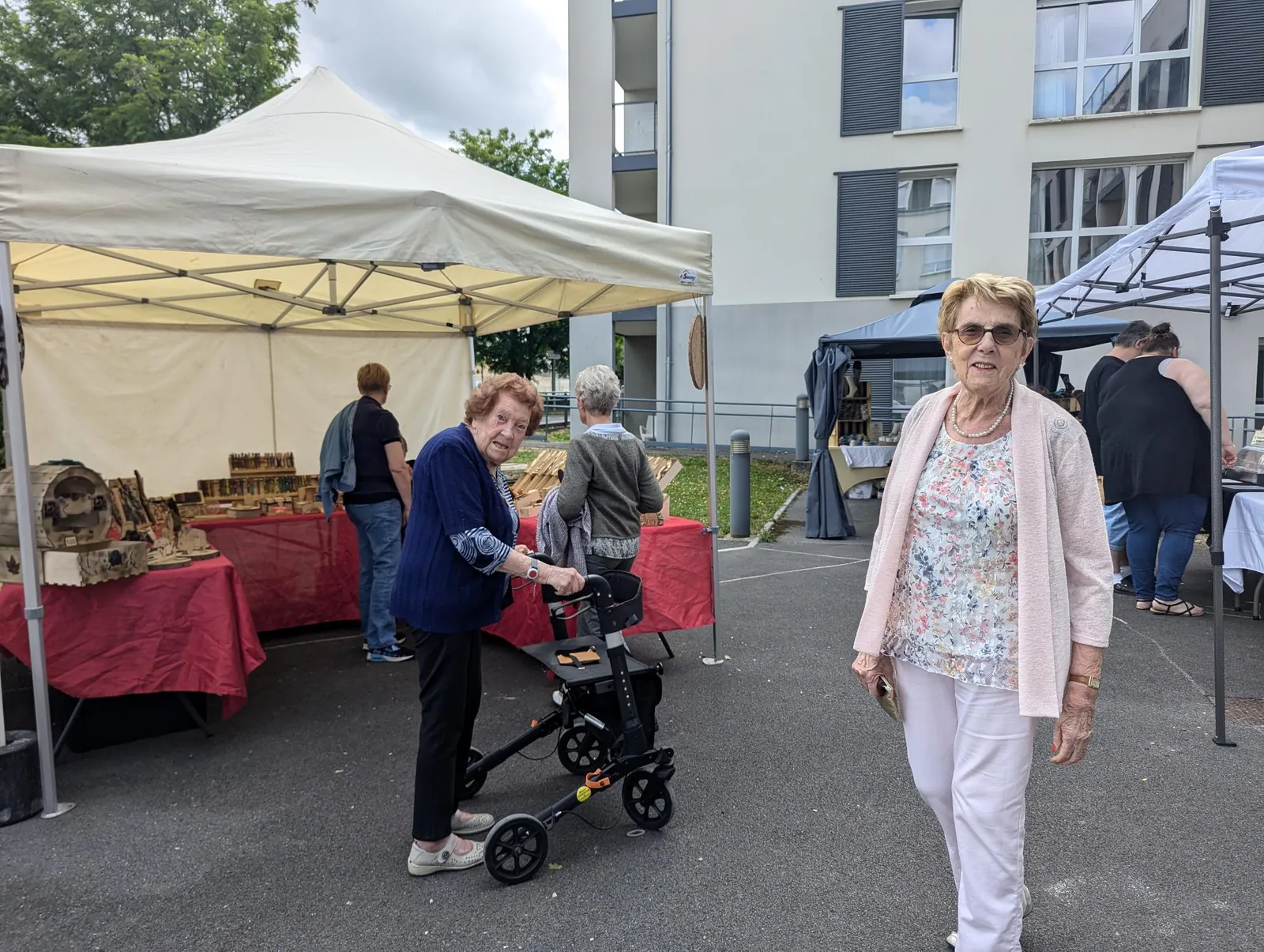 Le marché de printemps s'est invité à la Résidence Les Templitudes Epernay!