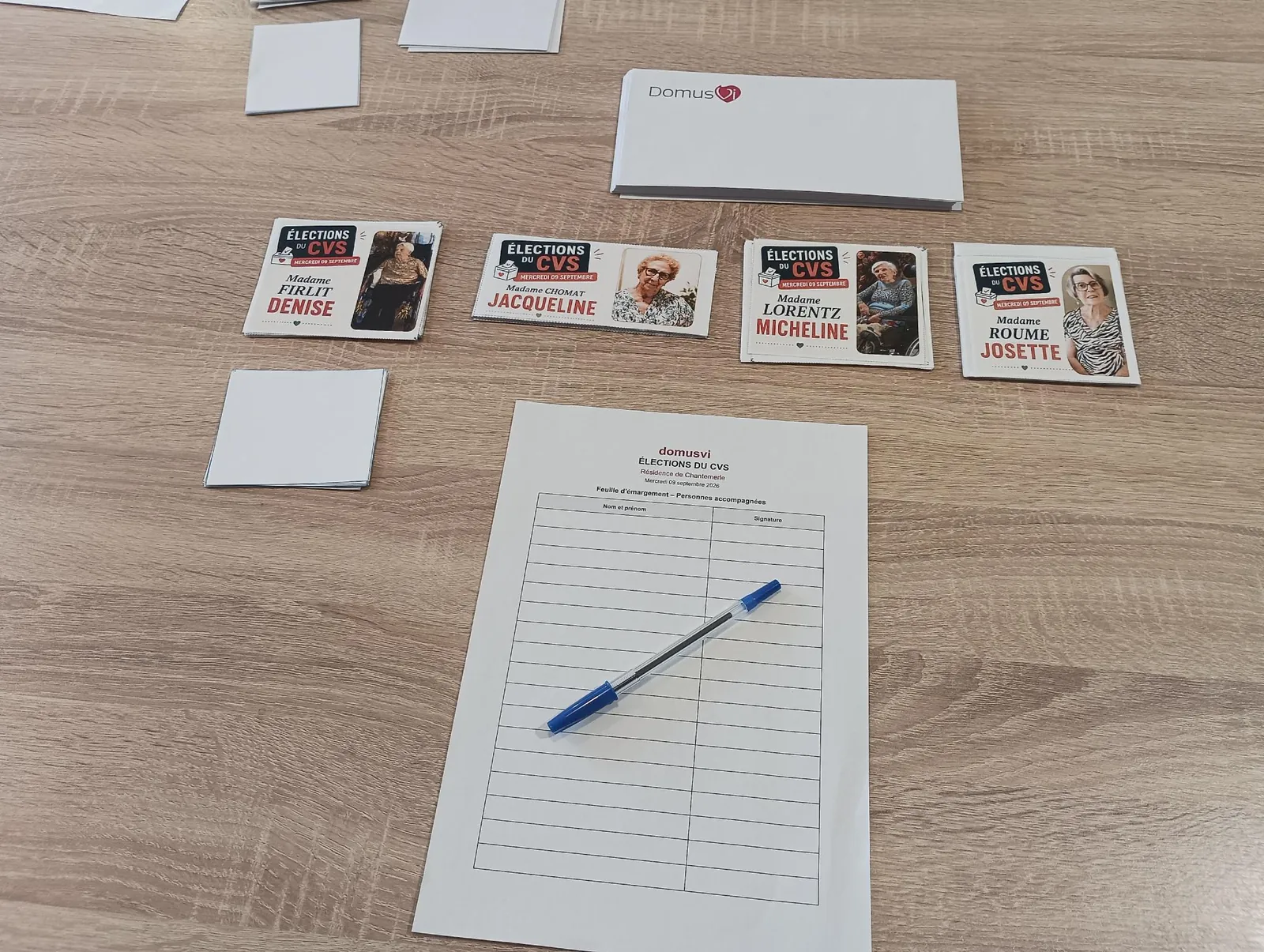 ? Une nouvelle équipe pour le CVS de la Résidence de Chantemerle !