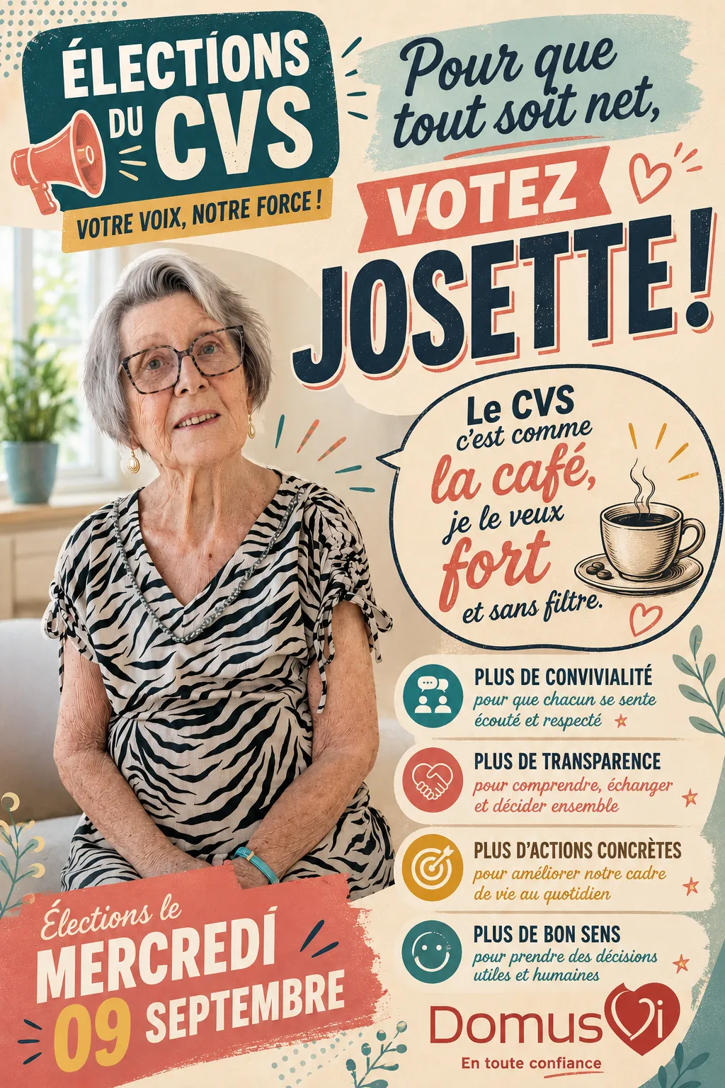 ? Une nouvelle équipe pour le CVS de la Résidence de Chantemerle !