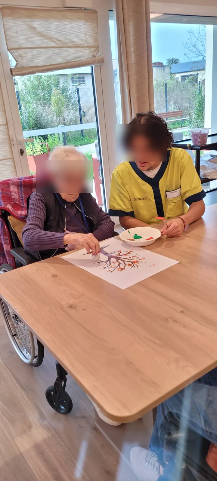 atelier peinture au sein de notre unité fermée 