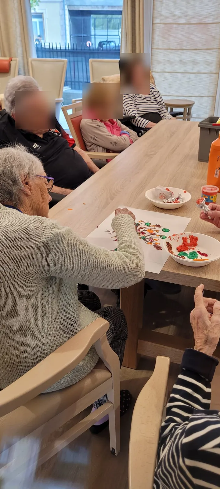atelier peinture au sein de notre unité fermée 