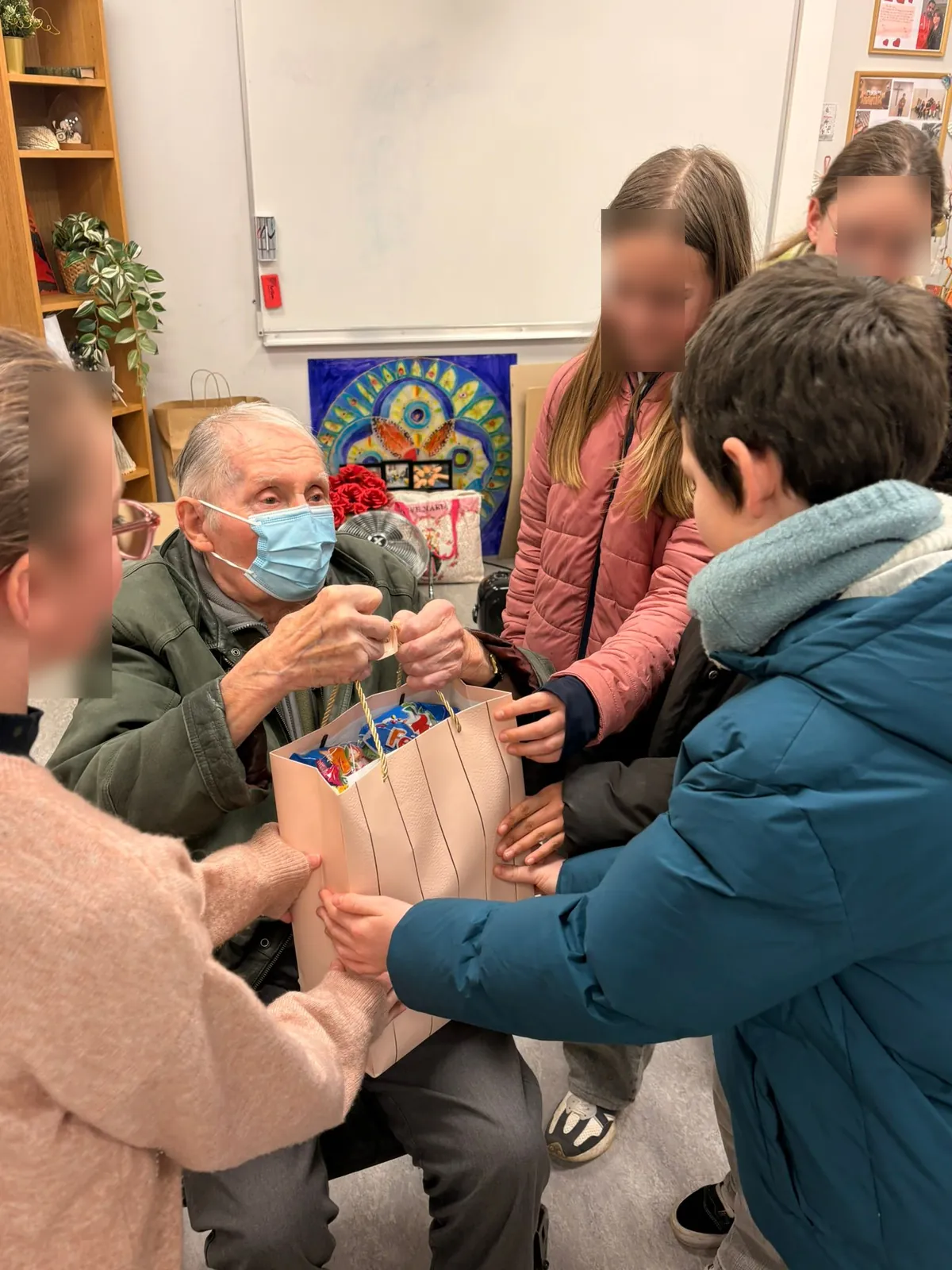 Visite à l'école Notre Dame