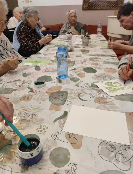 Retour sur l'Atelier Cyanotype avec nos Résidents