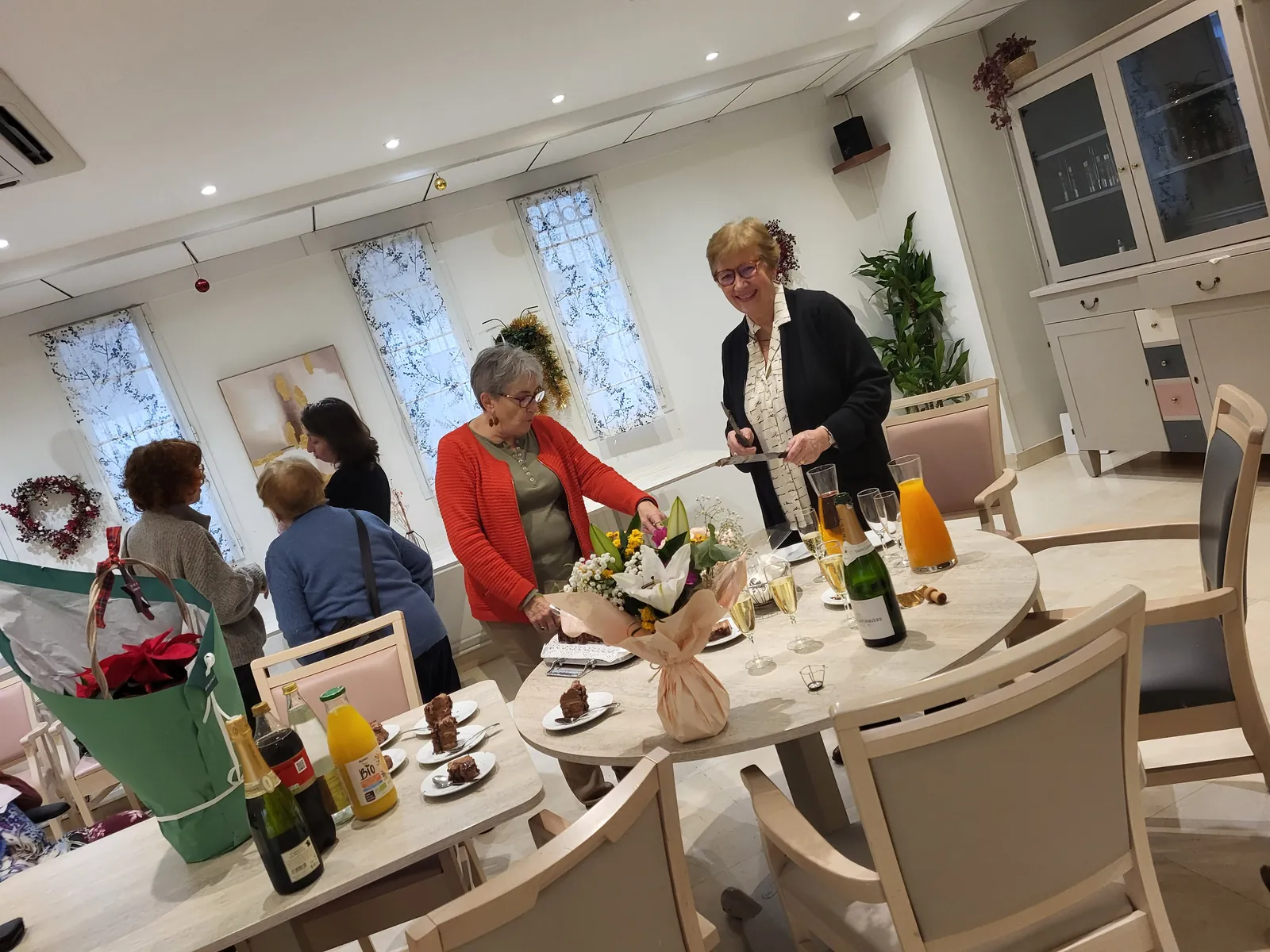 Anniversaire a la résidence Les Adrets 