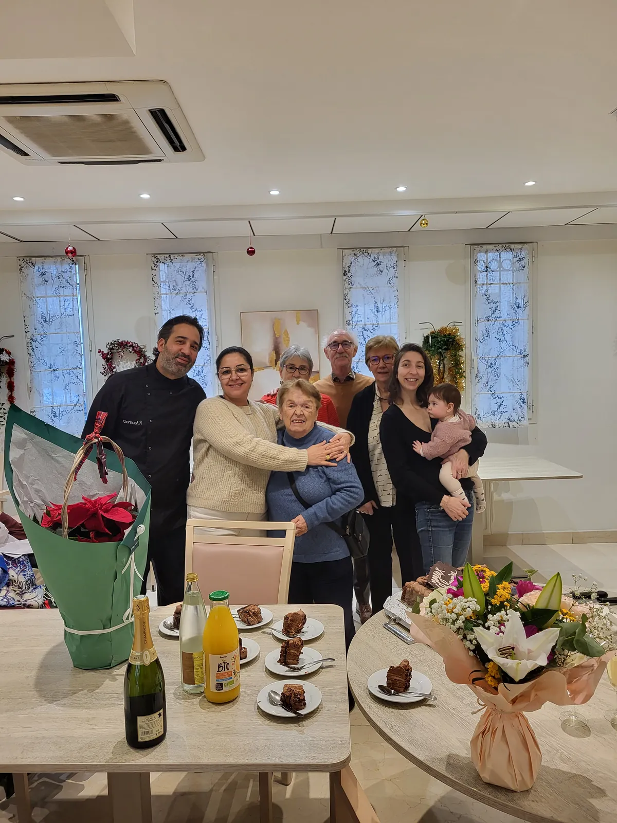 Anniversaire a la résidence Les Adrets 