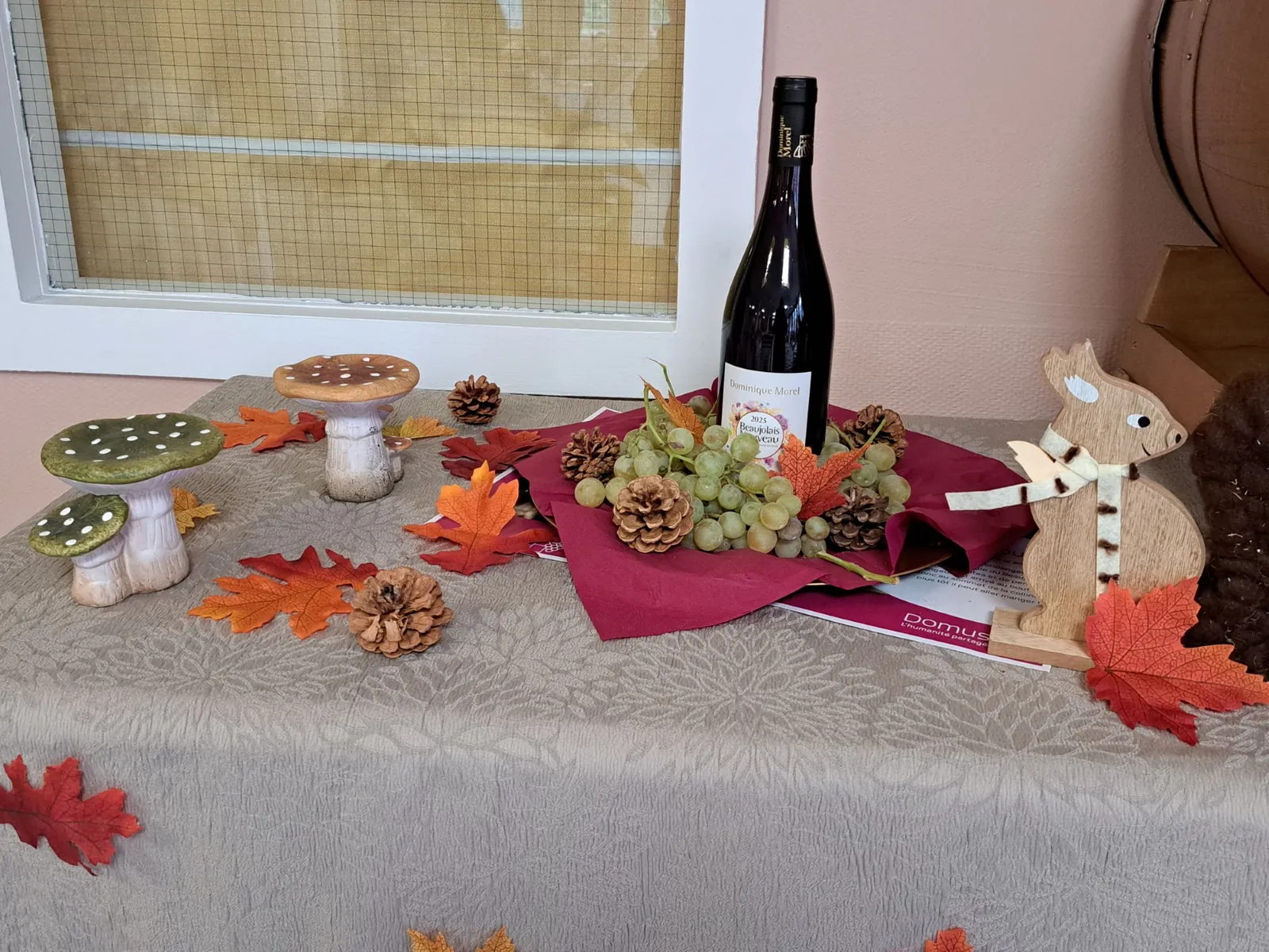 LE BEAUJOLAIS NOUVEAU EST ARRIVÉ A LA RÉSIDENCE LES JARDINS D'EPINAY