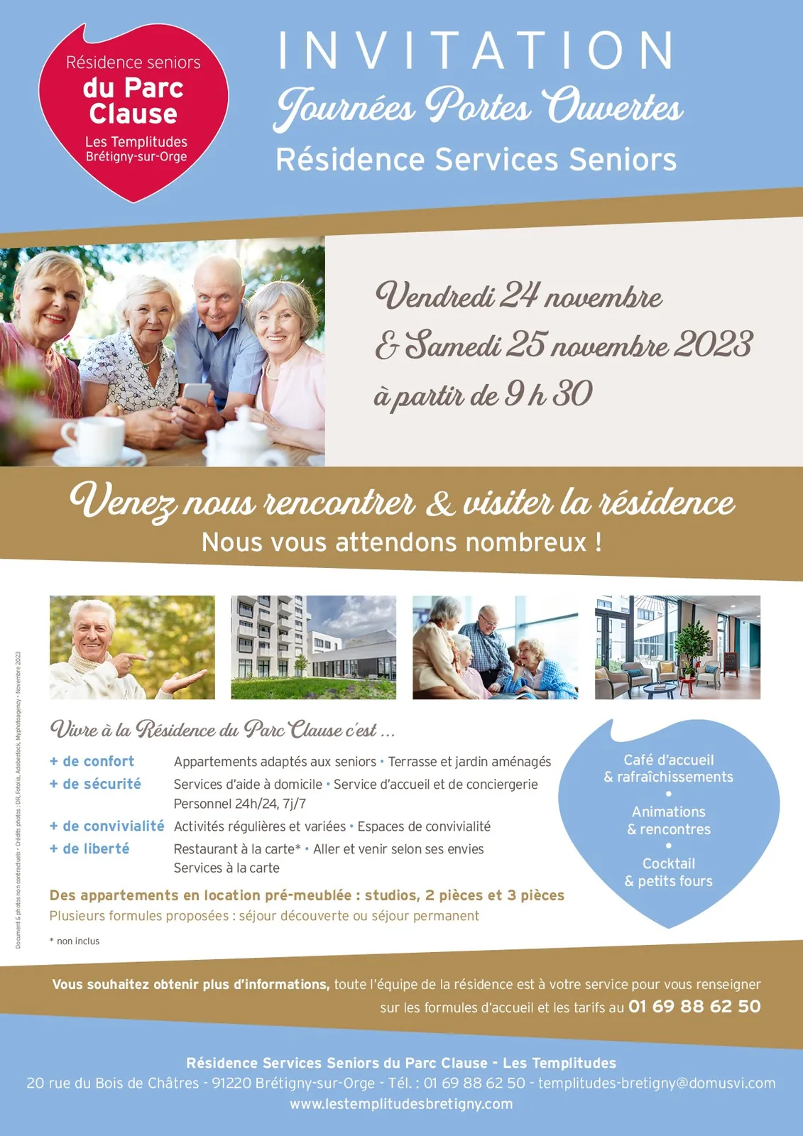 JOURNEE PORTE OUVERTE DU 24 ET 25 NOVEMBRE 