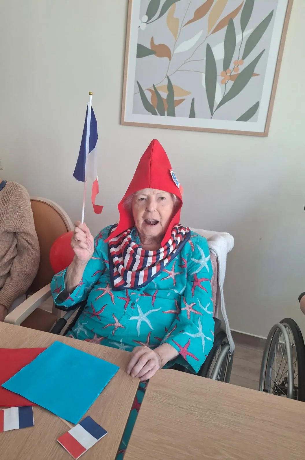 Une Fête du 14 Juillet haute en couleurs à l’EHPAD !