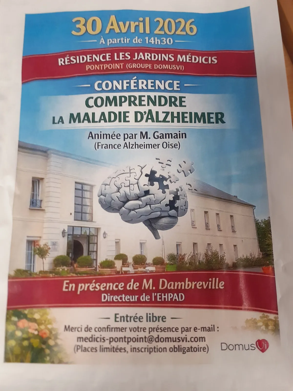 Conférence sur la maladie d'Alzheimer