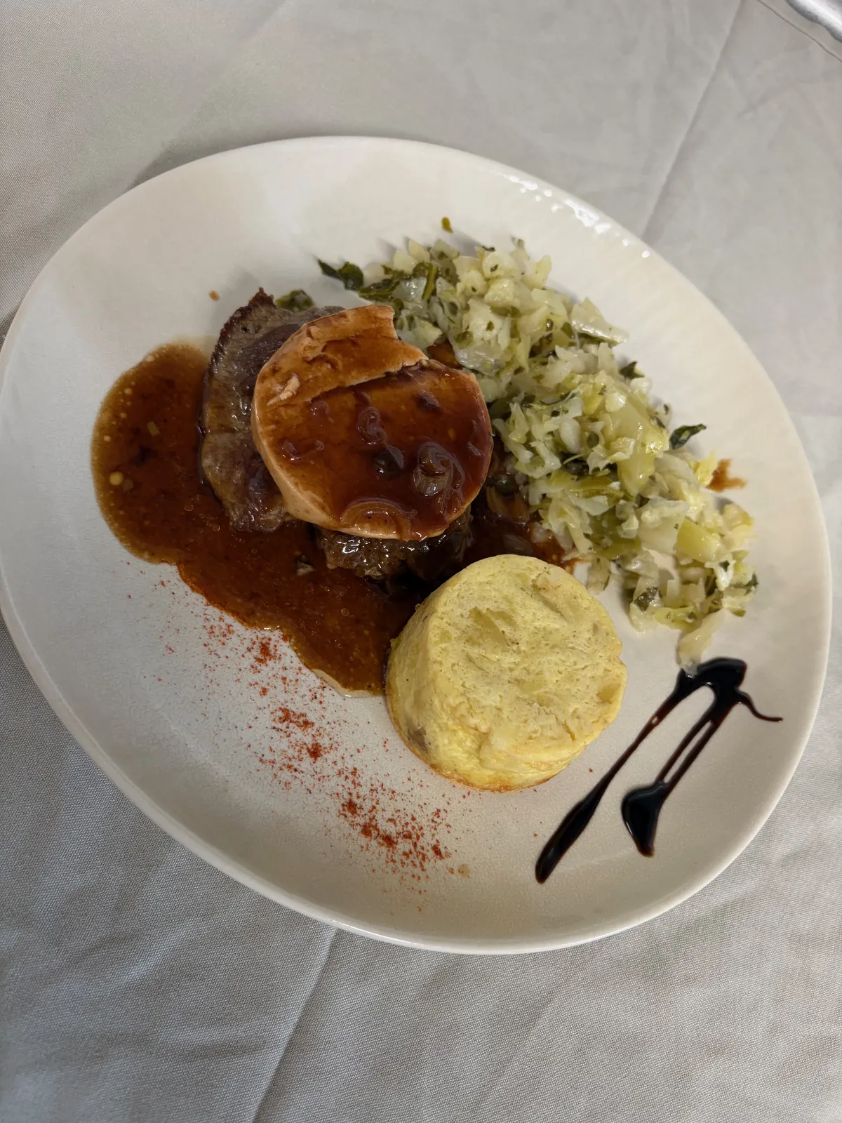Menu de la table d'hotes