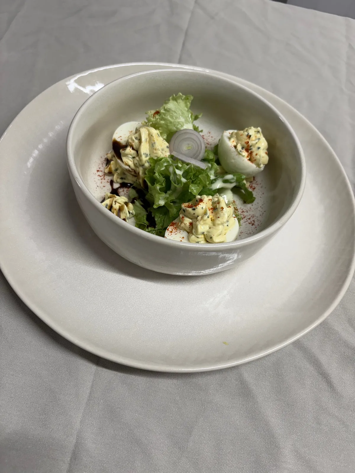 Menu de la table d'hotes