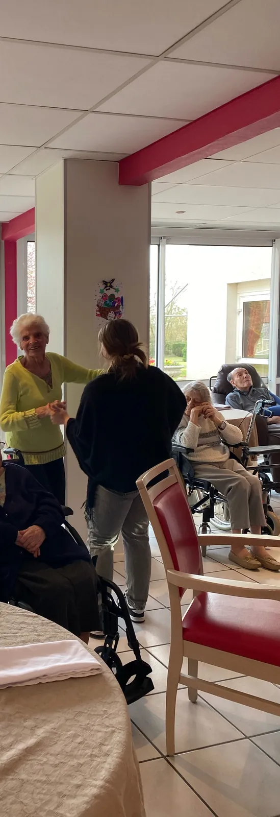 Danse avec les stagiaires 