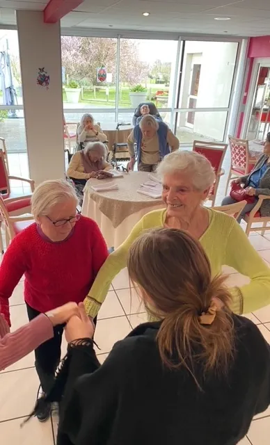 Danse avec les stagiaires 