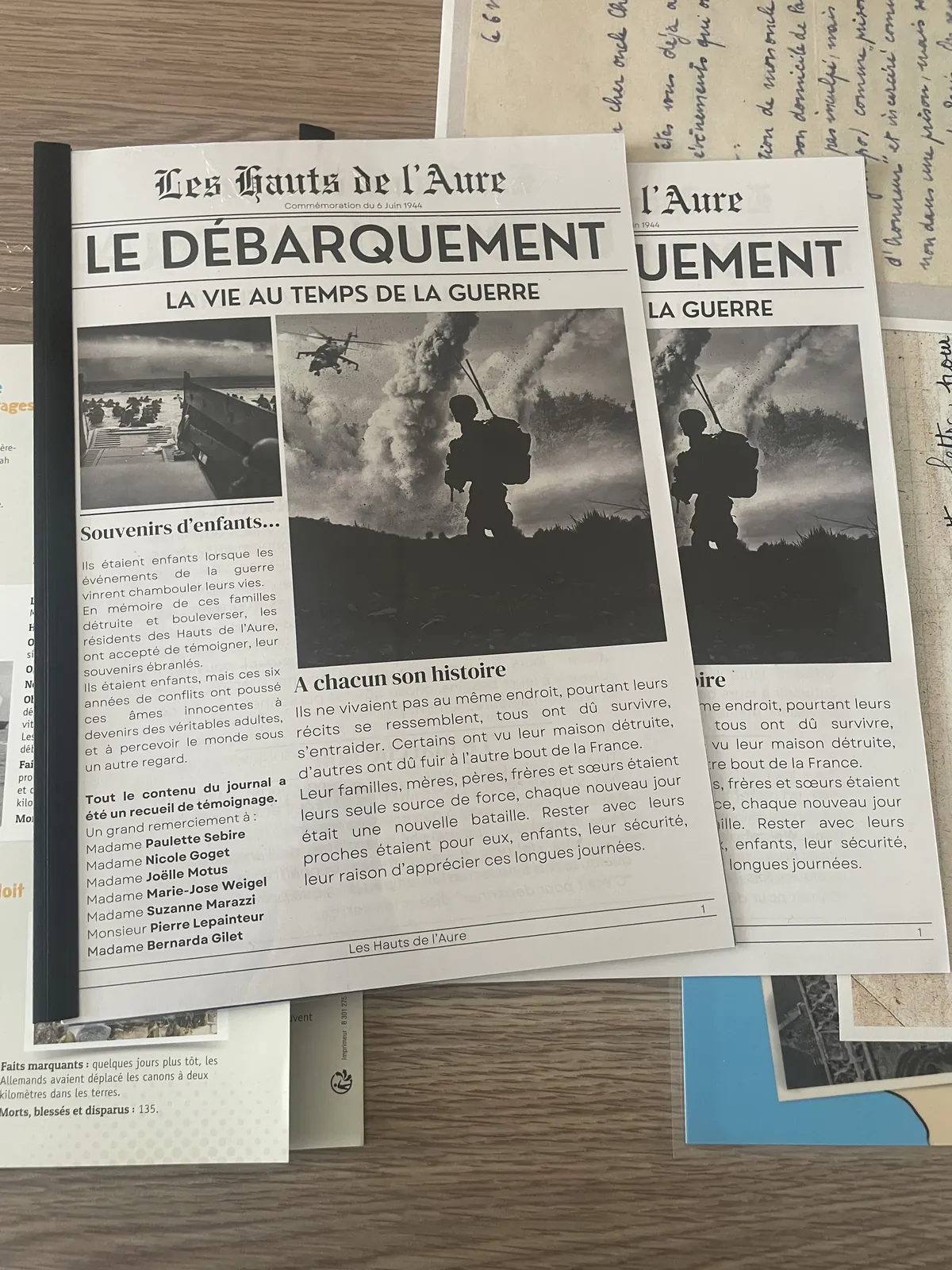 Jounal commémoratif 